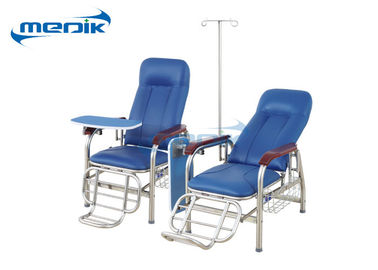 Регулируемая мебель больницы предводительствует терпеливый стул переливания с ИВ поляком