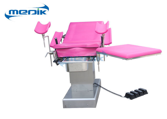 Электрический гинекологический акушерский стул Гынекологы кровати с педальным контроллером
