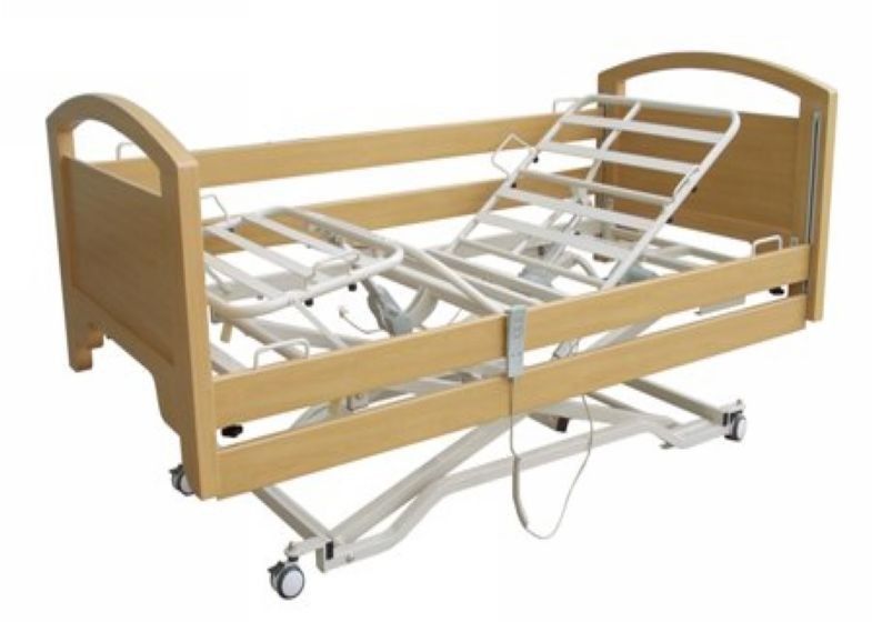 Ультра низкие кровати домашнего ухода с регулятором Remote бортовых рельсов Melamined деревянным