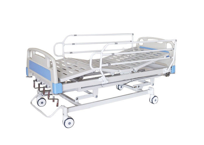 Больничная койка регулируемого Semi Fowler высоты ручная для палаты с платформой ABS