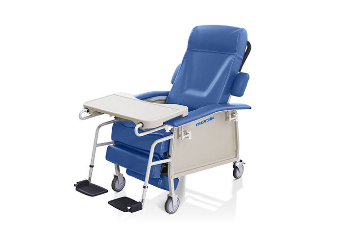 Механическая кровать донора, ручной стул донора с складывая разделом ноги