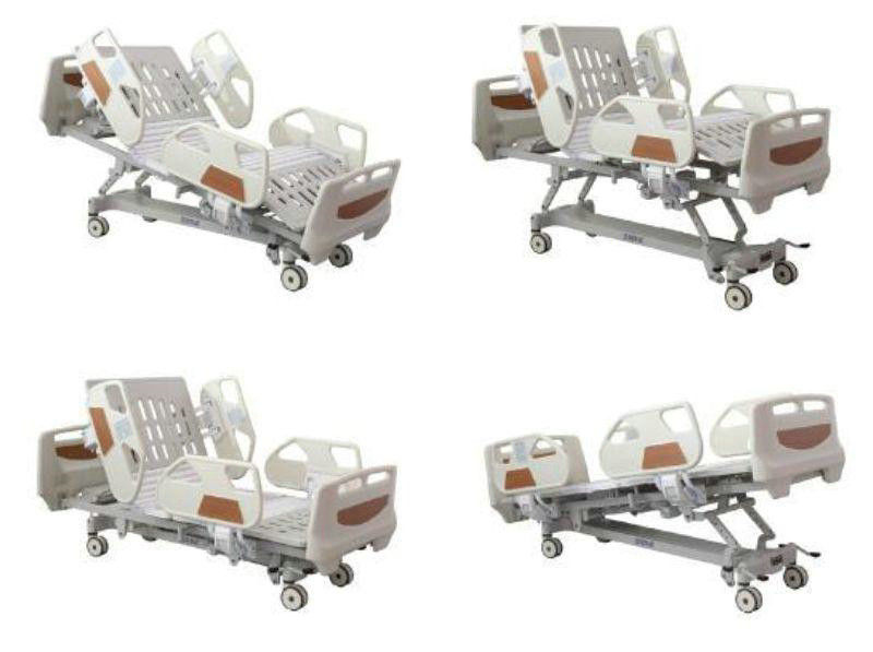 5 польза больничной койки 125mm клиники положений электрическая ICU в палате Semi автоматической